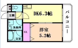 ウエストキャピタル梅田の物件間取画像